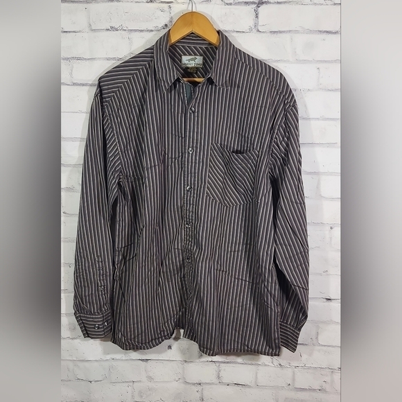 Horny Toad Other - Horny Toad Men's Striped Button Down Shirt, L